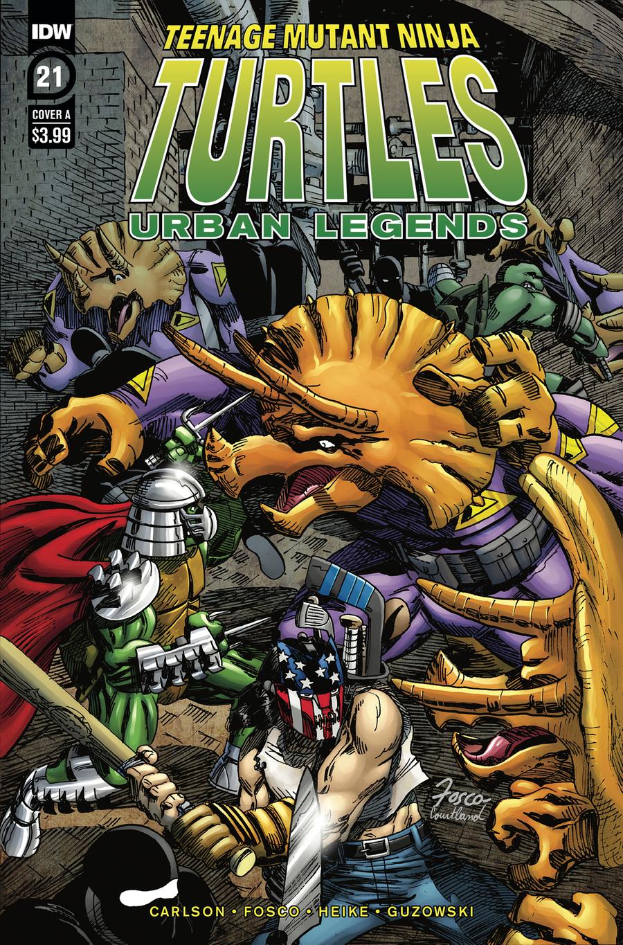 Teenage Mutant Ninja Turtles Urban Legends #21 Cover A Regular Frank Fosco Cover