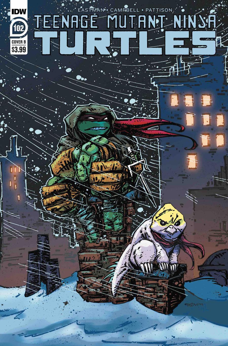 Teenage Mutant Ninja Turtles Vol 5 #102 Cover B Variant Kevin Eastman Cover