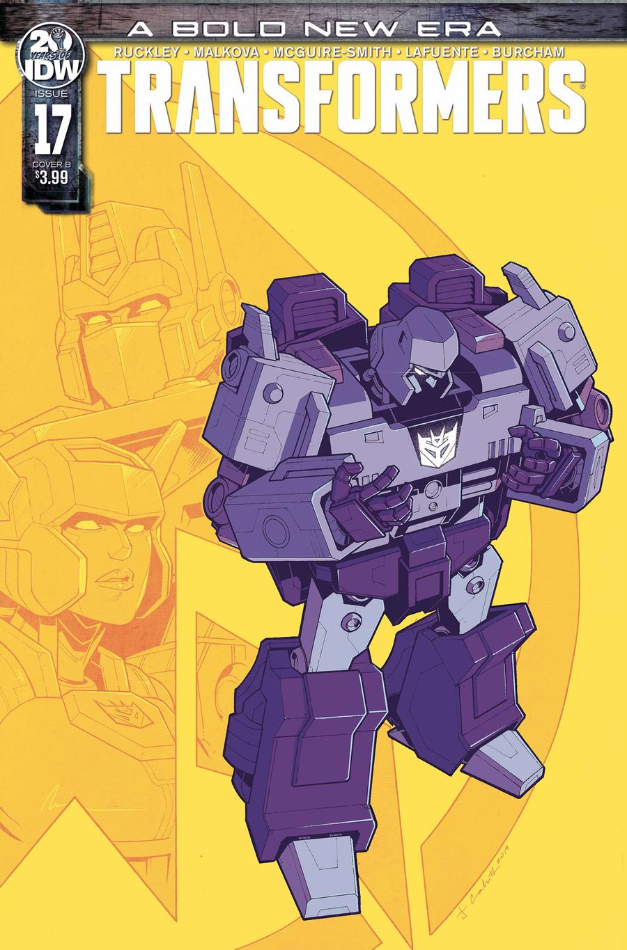Transformers Vol 4 #17 Cover B Variant Brendan Cahill Cover