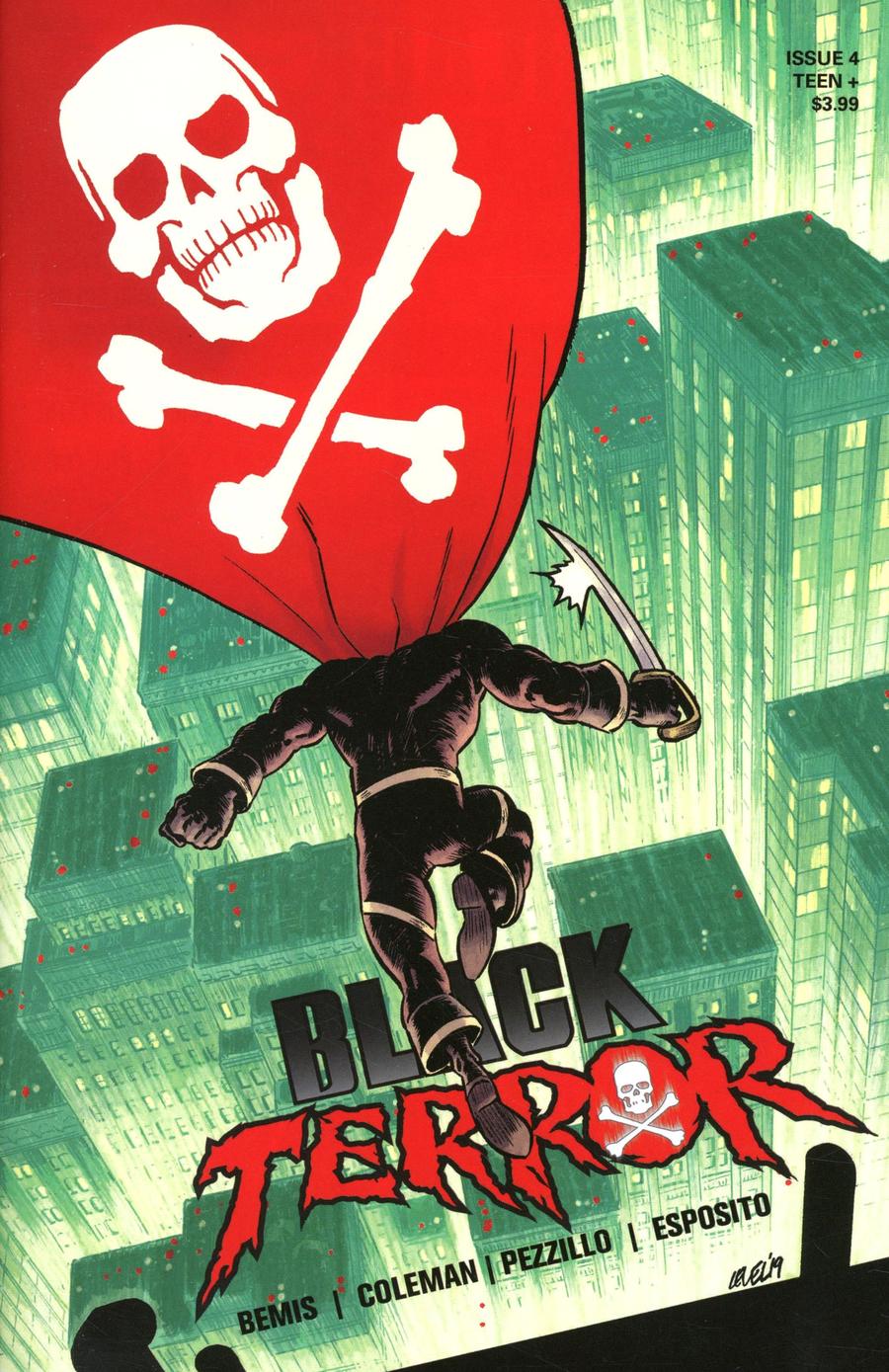 Black Terror Vol 4 #4 Cover C Variant Brian Level Cover