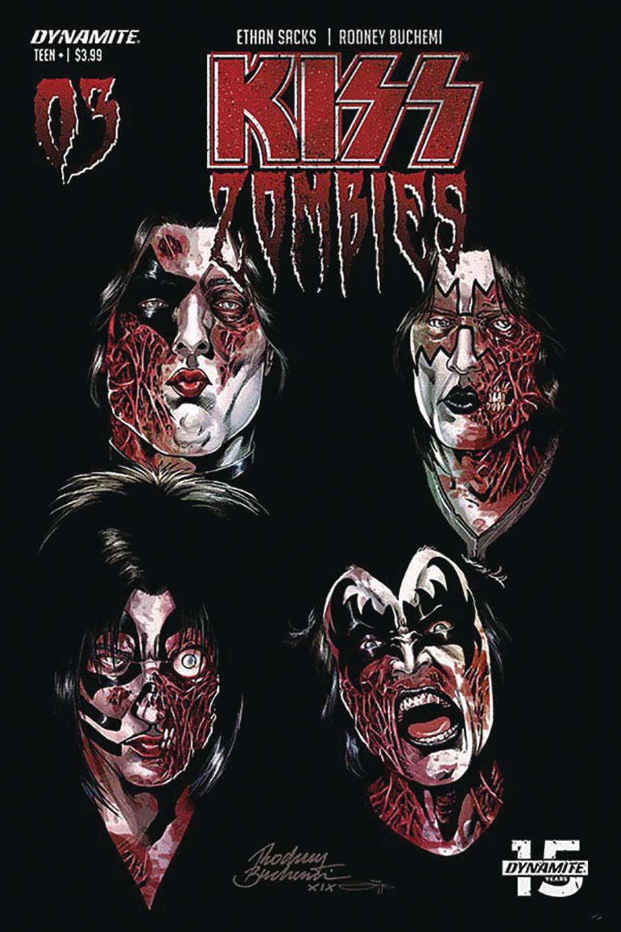 KISS Zombies #3 Cover C Variant Rodney Buchemi Cover