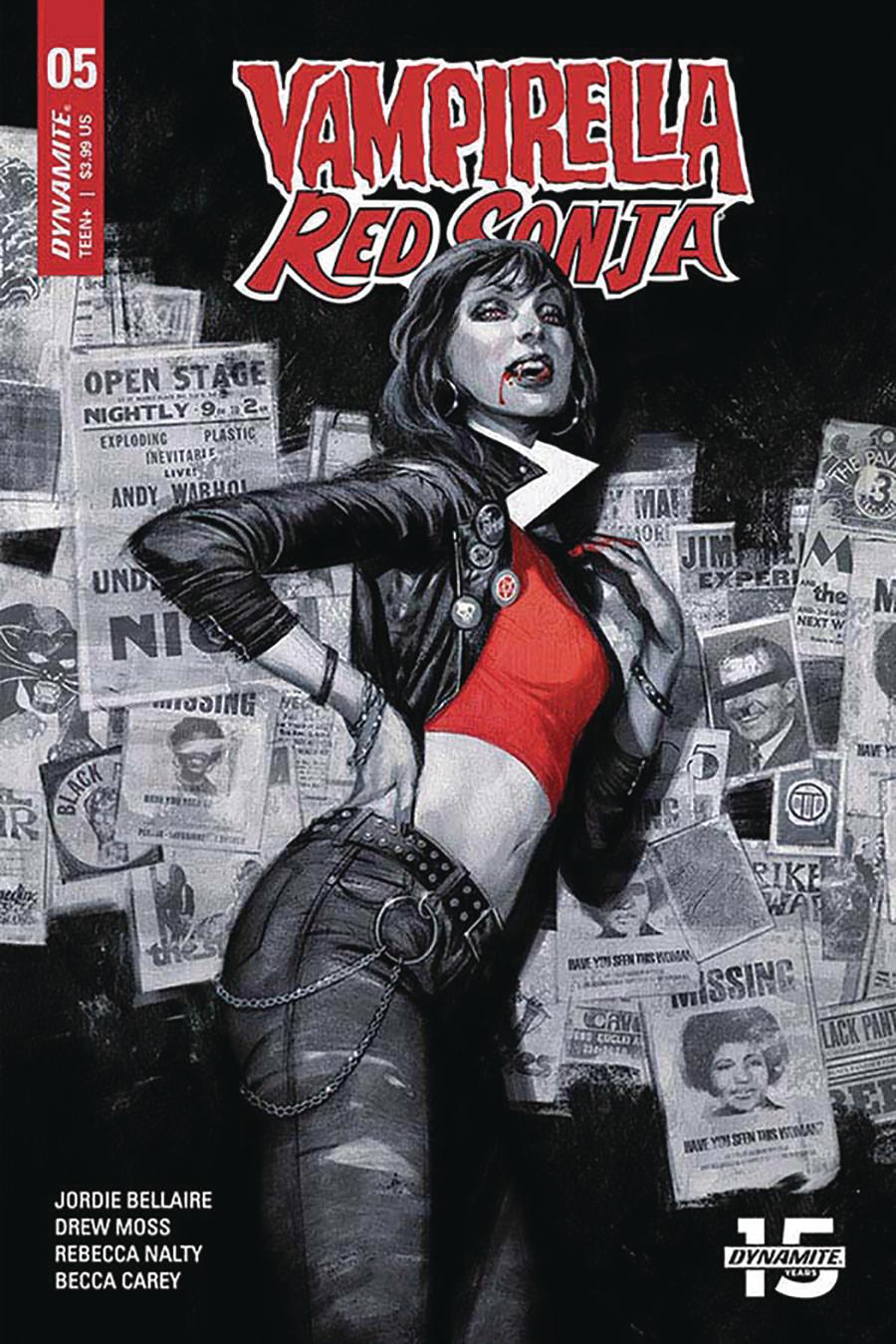 Vampirella Red Sonja #5 Cover A Regular Julian Totino Tedesco Cover