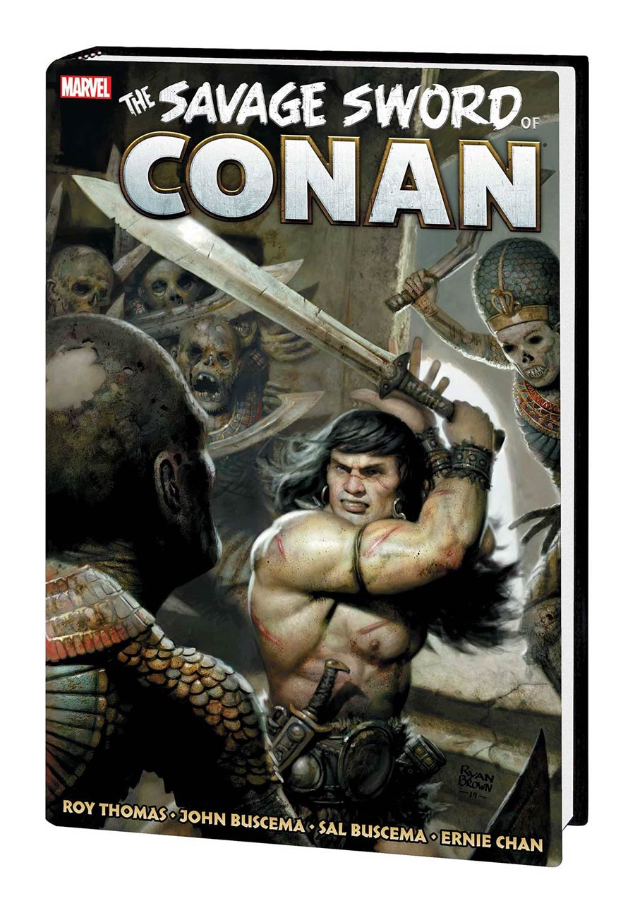 Savage Sword Of Conan Original Marvel Years Omnibus Vol 3 HC Book Market Ryan Brown Cover