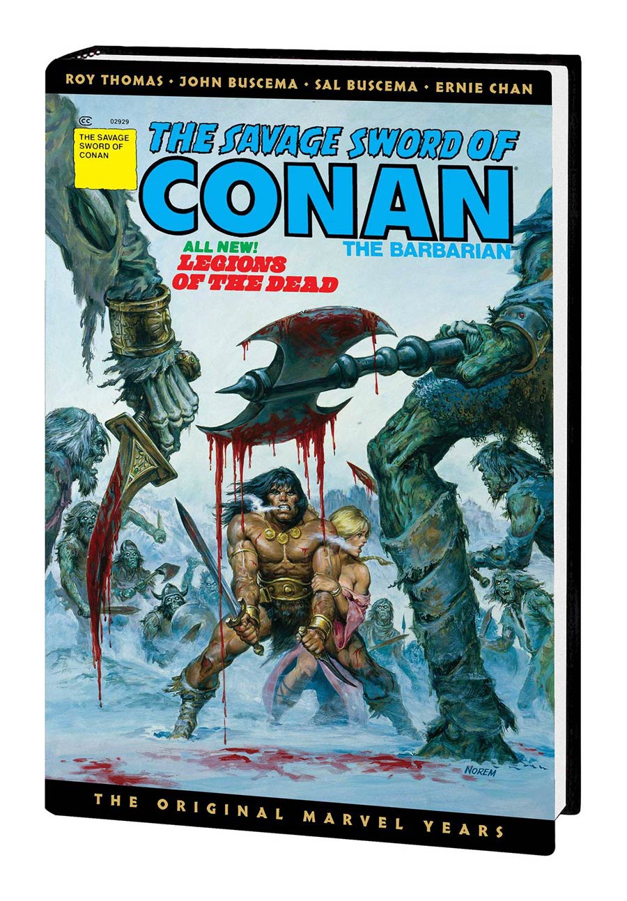 Savage Sword Of Conan Original Marvel Years Omnibus Vol 3 HC Direct Market Earl Norem Cover