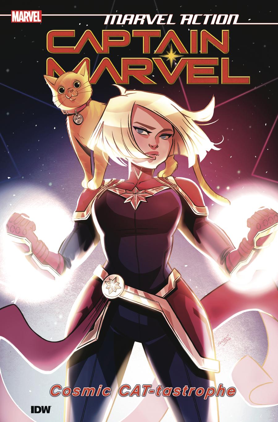 Marvel Action Captain Marvel Book 1 Cosmic Cat-Tastrophe TP