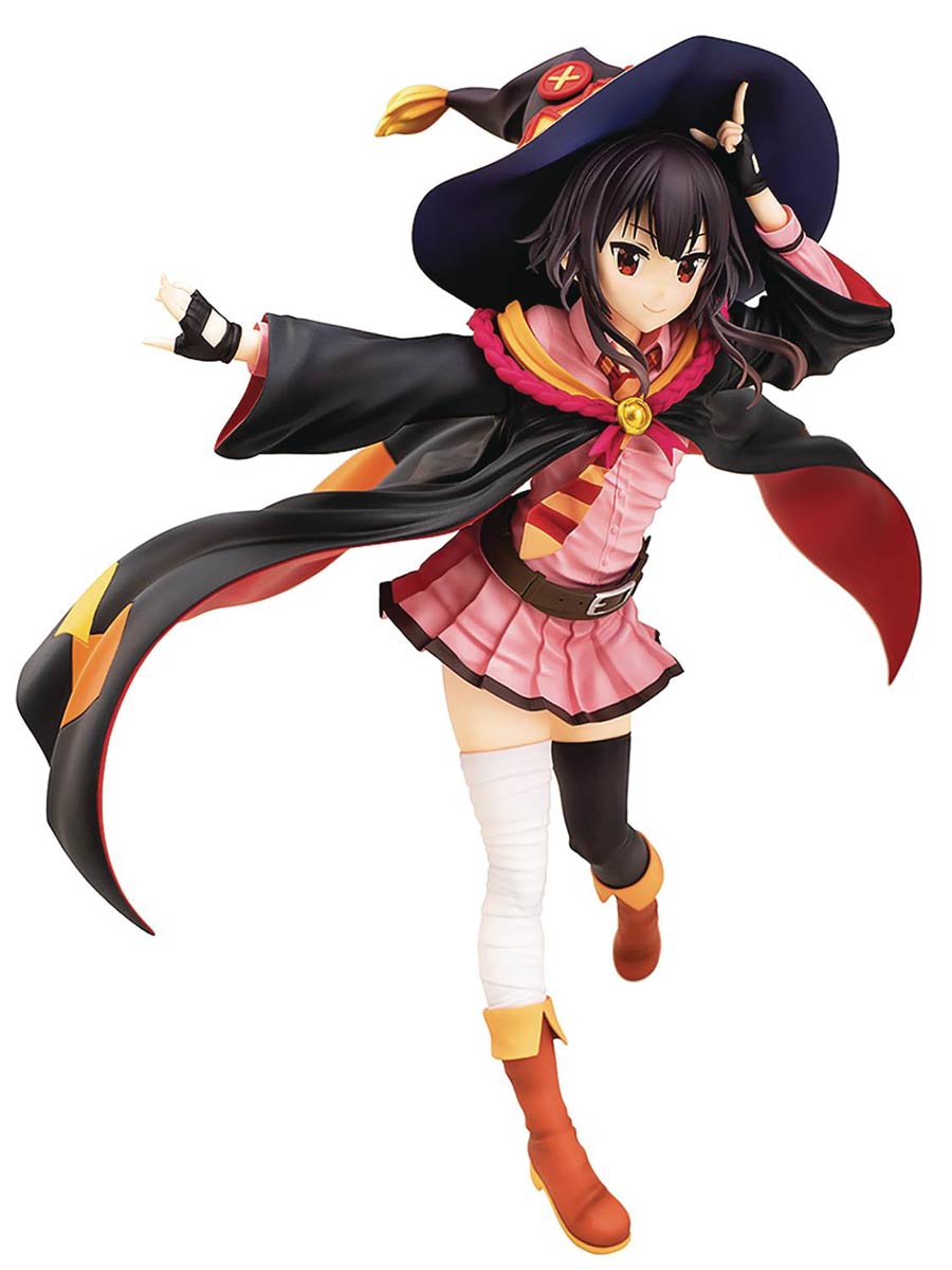 Konosuba Suburashii Sekai Ni Syukufuku Wo Legend Of Crimson Megumin School Uniform 1/7 Scale PVC Figure