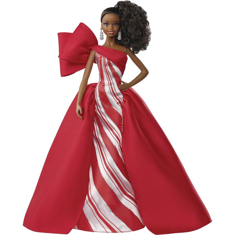 Barbie Holiday Collection 2019 Doll African-American Version Case