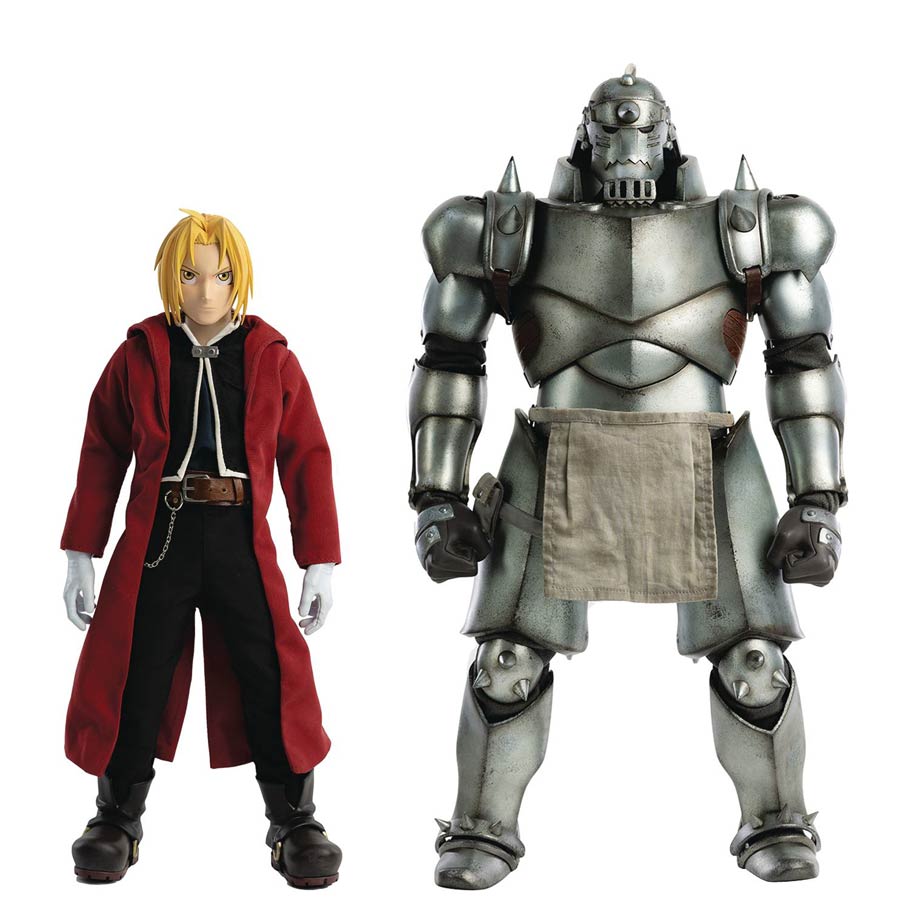 Fullmetal Alchemist Brotherhood Edward & Alphonse 1/6 Scale 2-Pack Figure