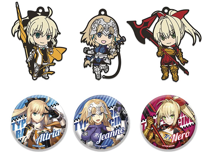 Good Smile & Type Moon Racing Nendoroid Plus Collection Blind Mystery Box 6-Piece Display