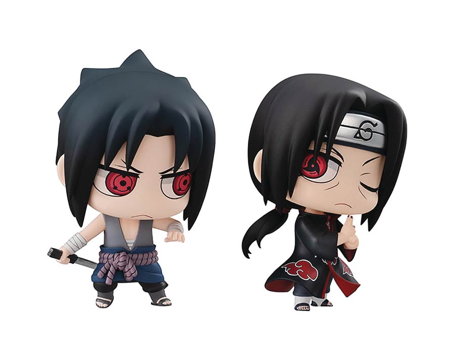 Naruto Sasuke & Itachi Uchiha Chimimega Buddy Series 2-Piece Set