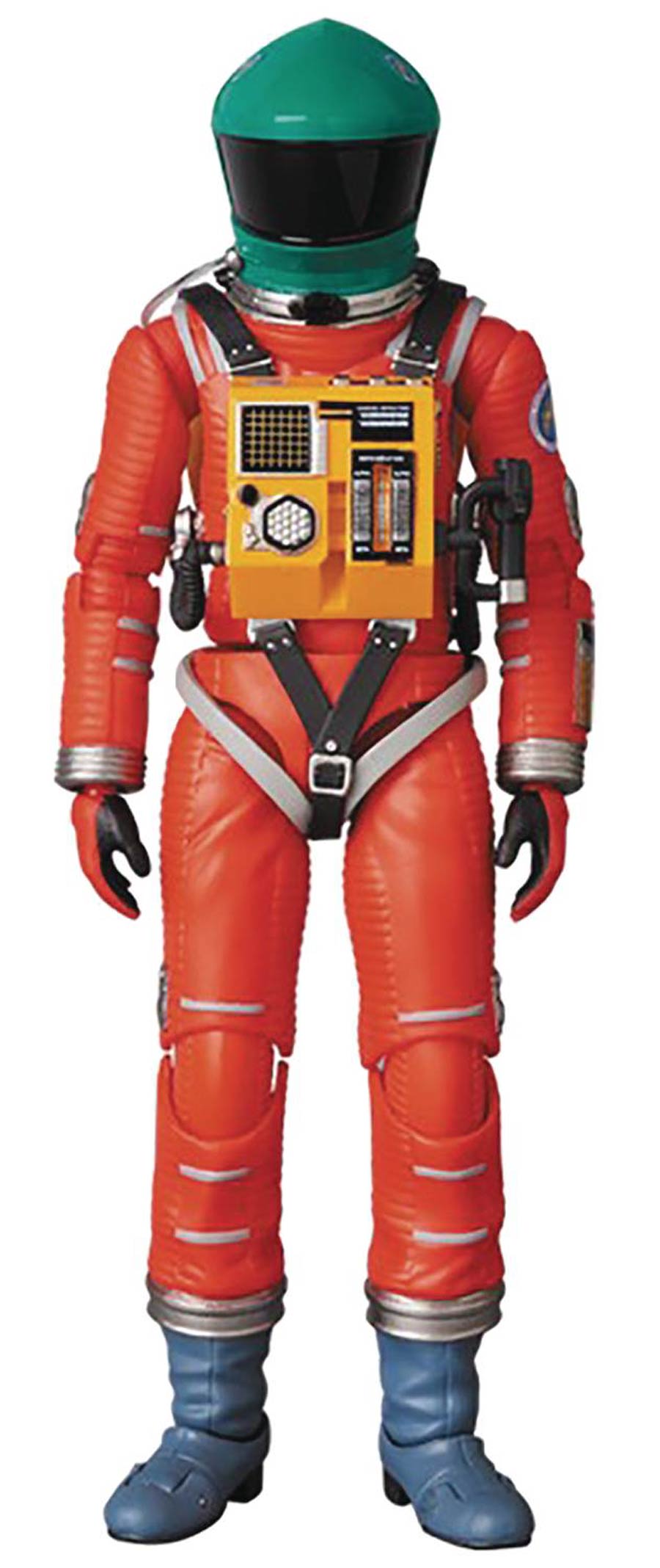 2001 A Space Odyssey Orange Space Suit With Green Helmet MAFEX Action Figure