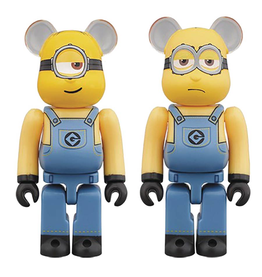 Despicable Me 3 Stuart & Kevin 100 Percent 2-Pack Bearbrick