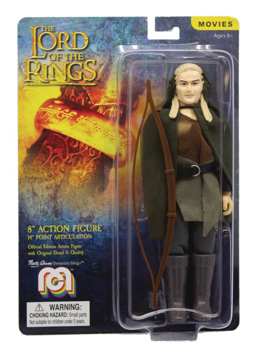 Mego Movies Wave 7 Lord Of The Rings 8-Inch Action Figure - Legolas