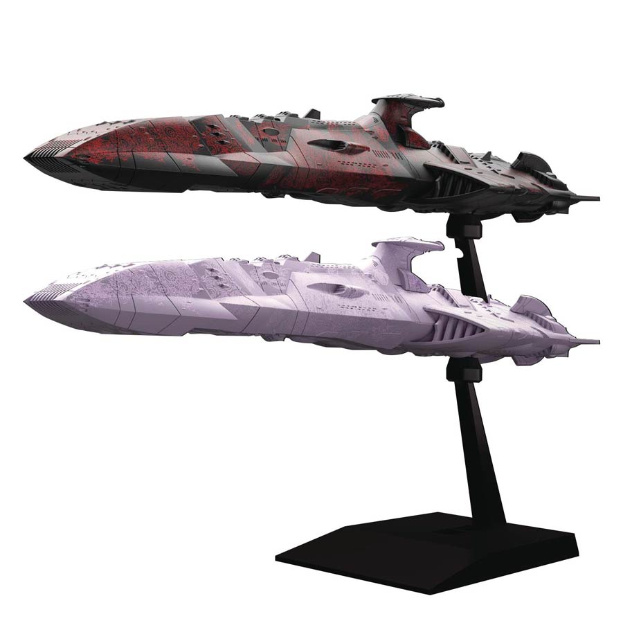 Star Blazers 2202 Mecha Collection Kit #16 Zoellugut-Class 1st Class Astro Combat Vessel Set