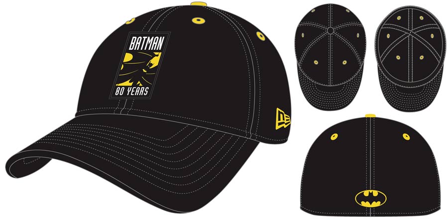 DC Batman 80th Anniversary Logo Previews Exclusive Flexfit Cap