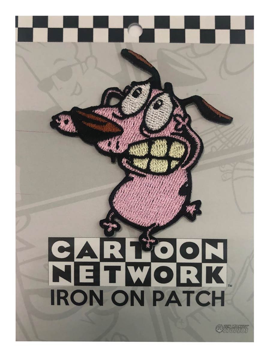 Cartoon Network Patch - Courage The Cowardly Dog Distressed Courage