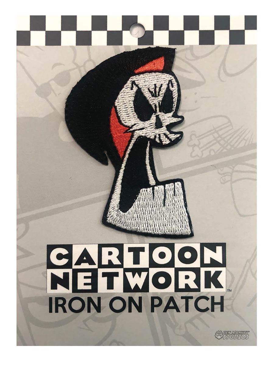 Cartoon Network Patch - Grim Adventures Of Billy And Mandy Angry Grim