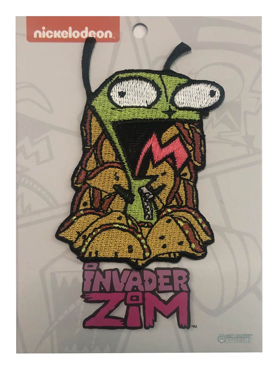 Cartoon Network Patch - Invader Zim Taco Overload Gir