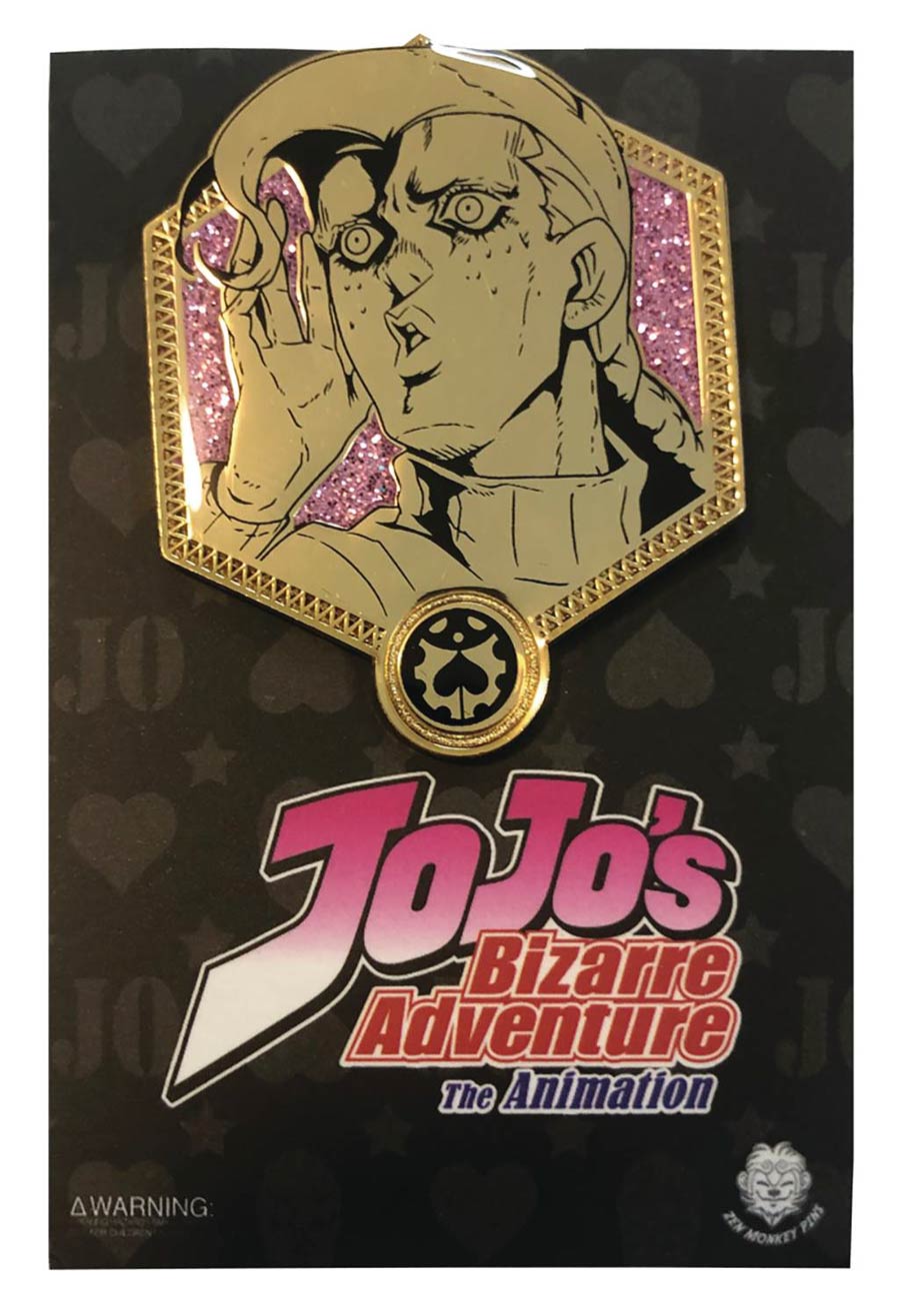JoJos Bizarre Adventure Gold Pin - Doppio