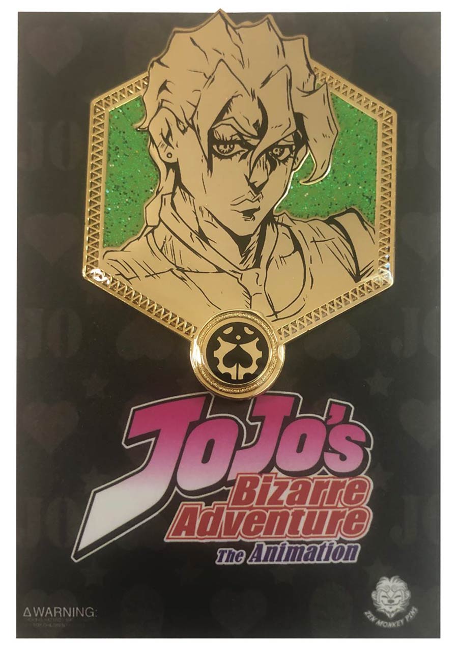 JoJos Bizarre Adventure Gold Pin - Fugo