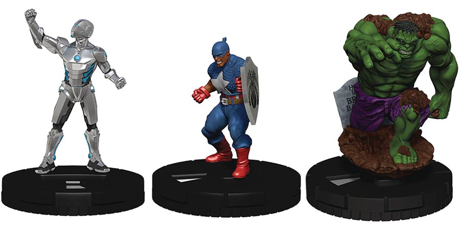 Marvel HeroClix Captain America And The Avengers Booster Brick of 10 Booster Packs