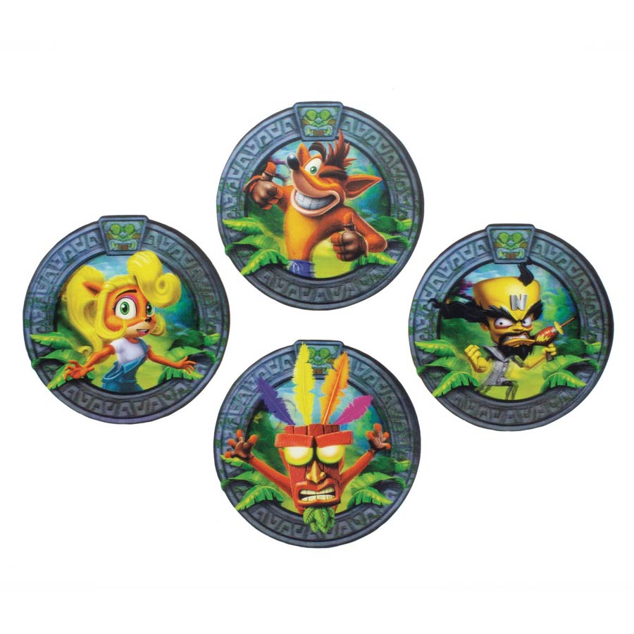 Crash Bandicoot 3D Coaster Set