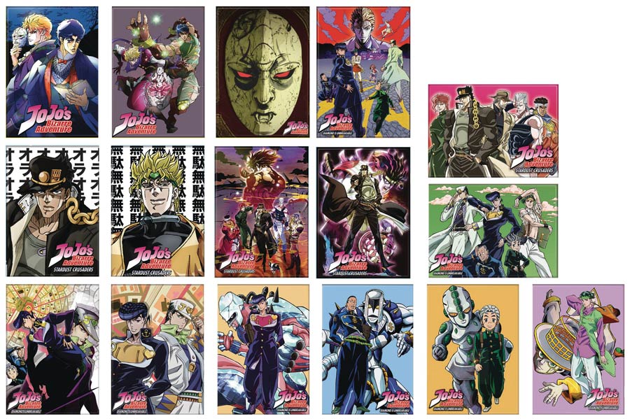 JoJos Bizarre Adventure Magnet 48-Piece Assortment Case