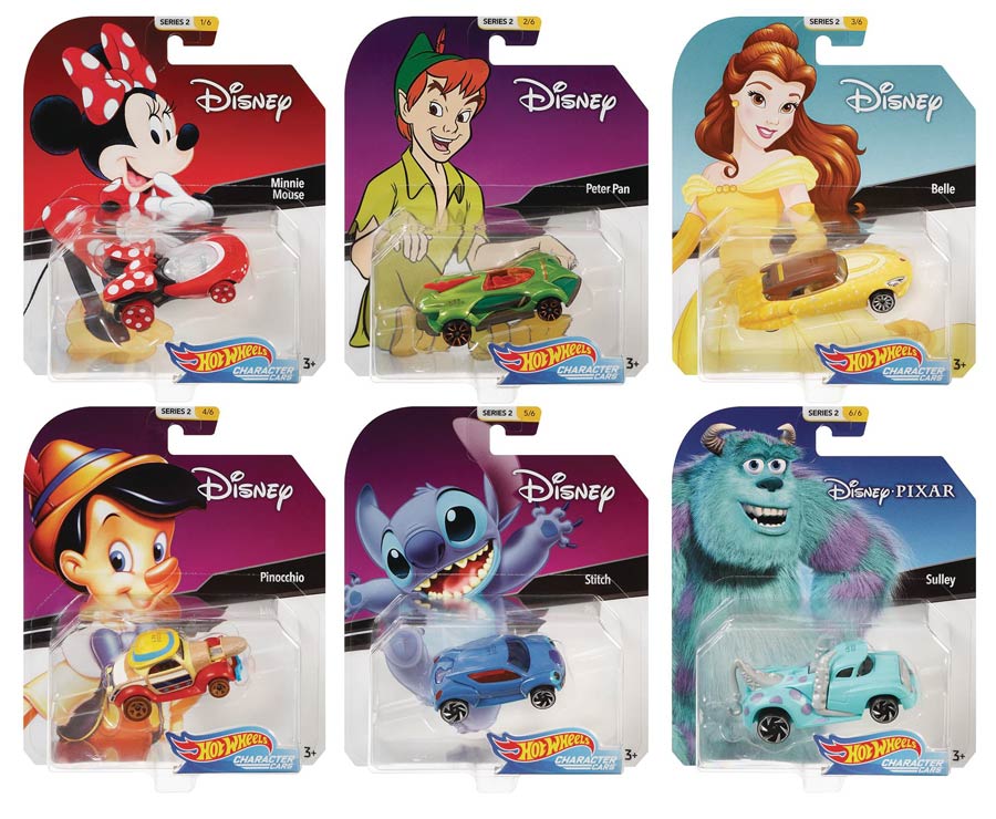 Hot Wheels Disney/Pixar Character Die-Cast Vehicle Assortment Case