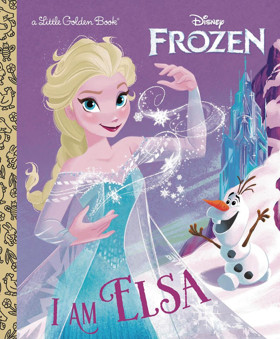 Disney Frozen I Am Elsa Little Golden Book HC