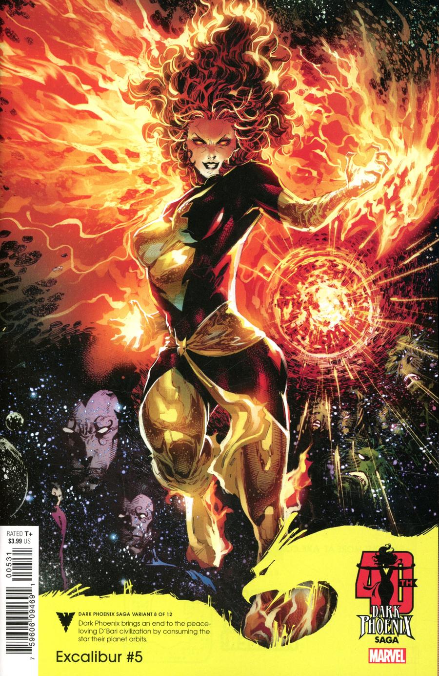 Excalibur Vol 4 #5 Cover C Variant Philip Tan Dark Phoenix Saga 40th Anniversary Cover (Dawn Of X Tie-In)