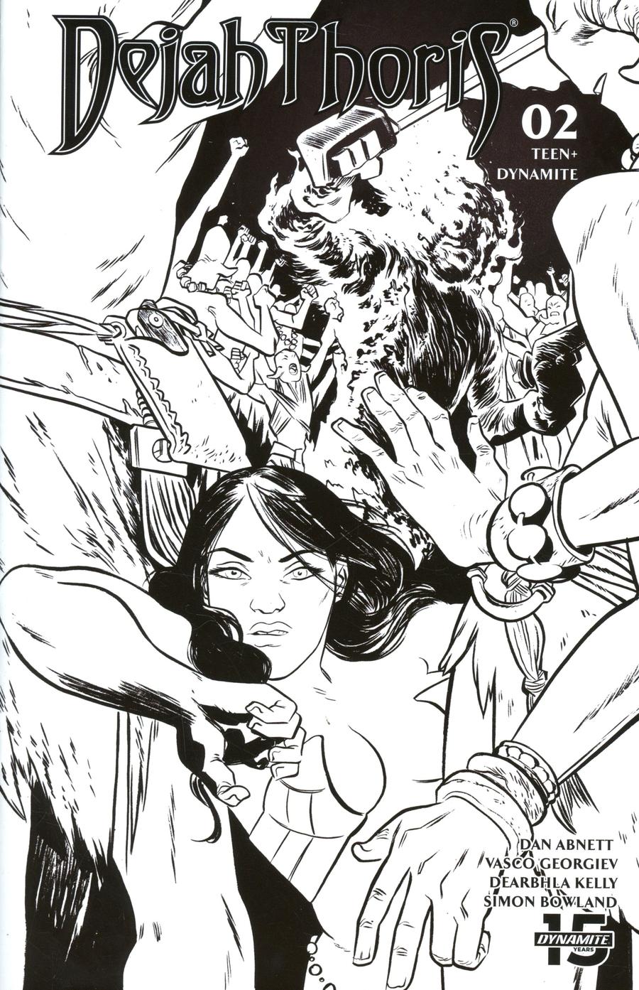 Dejah Thoris Vol 3 #2 Cover Q Incentive Erica Henderson Black & White Cover