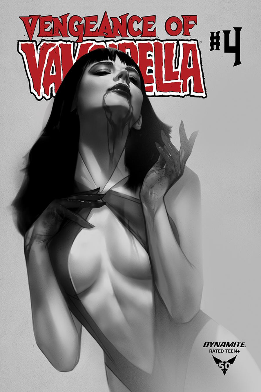 Vengeance Of Vampirella Vol 2 #4 Cover M Incentive Ben Oliver Black & White Cover