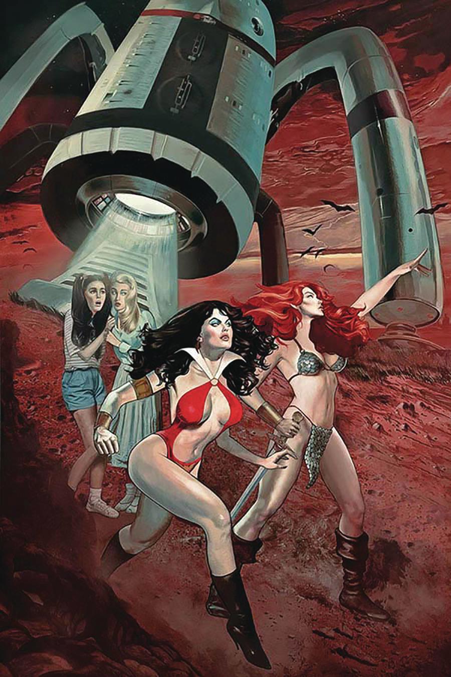 Red Sonja And Vampirella Meet Betty And Veronica #8 Cover N Limited Edition Fay Dalton Virgin Cover