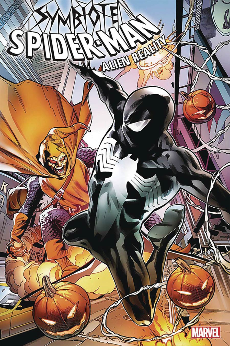 Symbiote Spider-Man Alien Reality #1 Cover M DF Variant Black Blank Cover Signed & Remarked By Ken Haeser