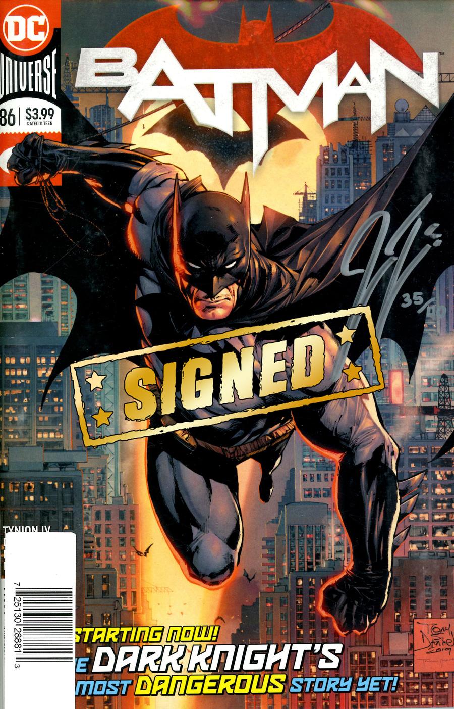 Batman Vol 3 #86 DF Signed By James Tynion IV Plus 1