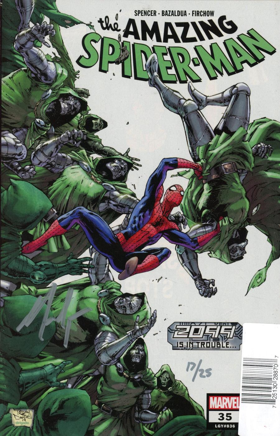 Amazing Spider-Man Vol 5 #35 Cover D DF Signed By Nick Spencer
