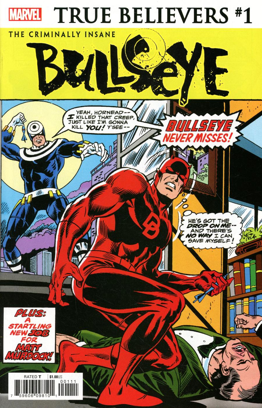 True Believers Criminally Insane Bullseye #1