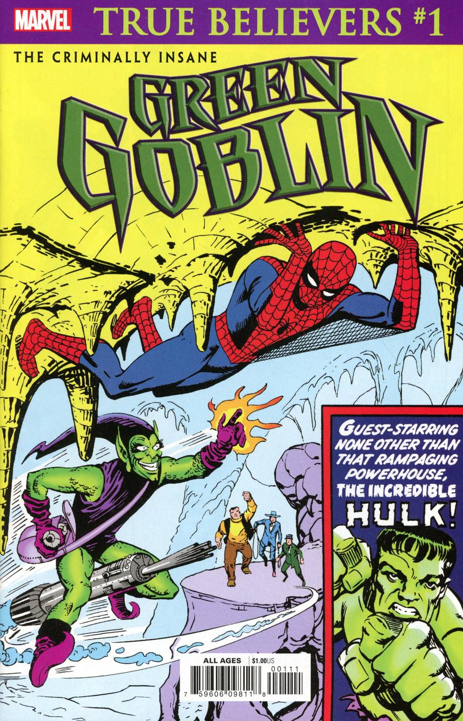 True Believers Criminally Insane Green Goblin #1