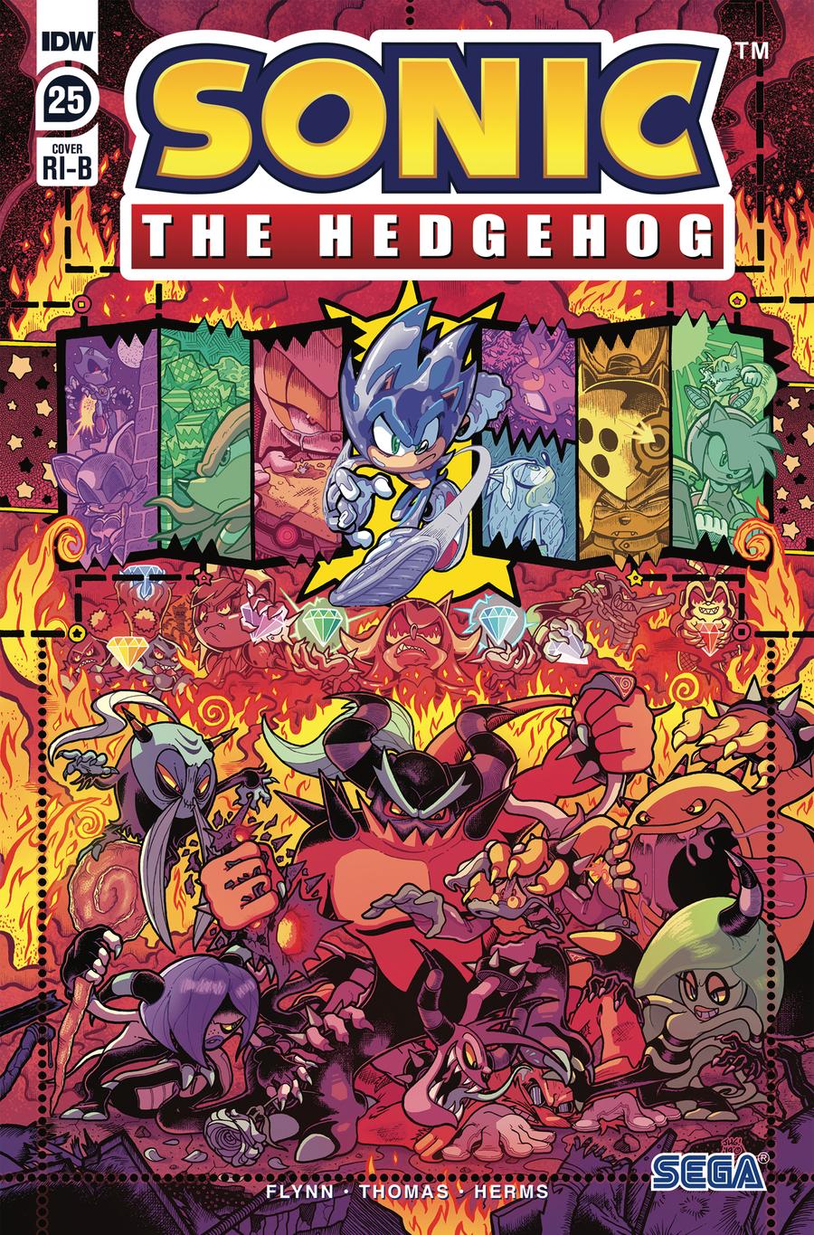 Sonic The Hedgehog Vol 3 #25 Cover D Incentive Jonathan Gray & Reggie Graham Variant Cover