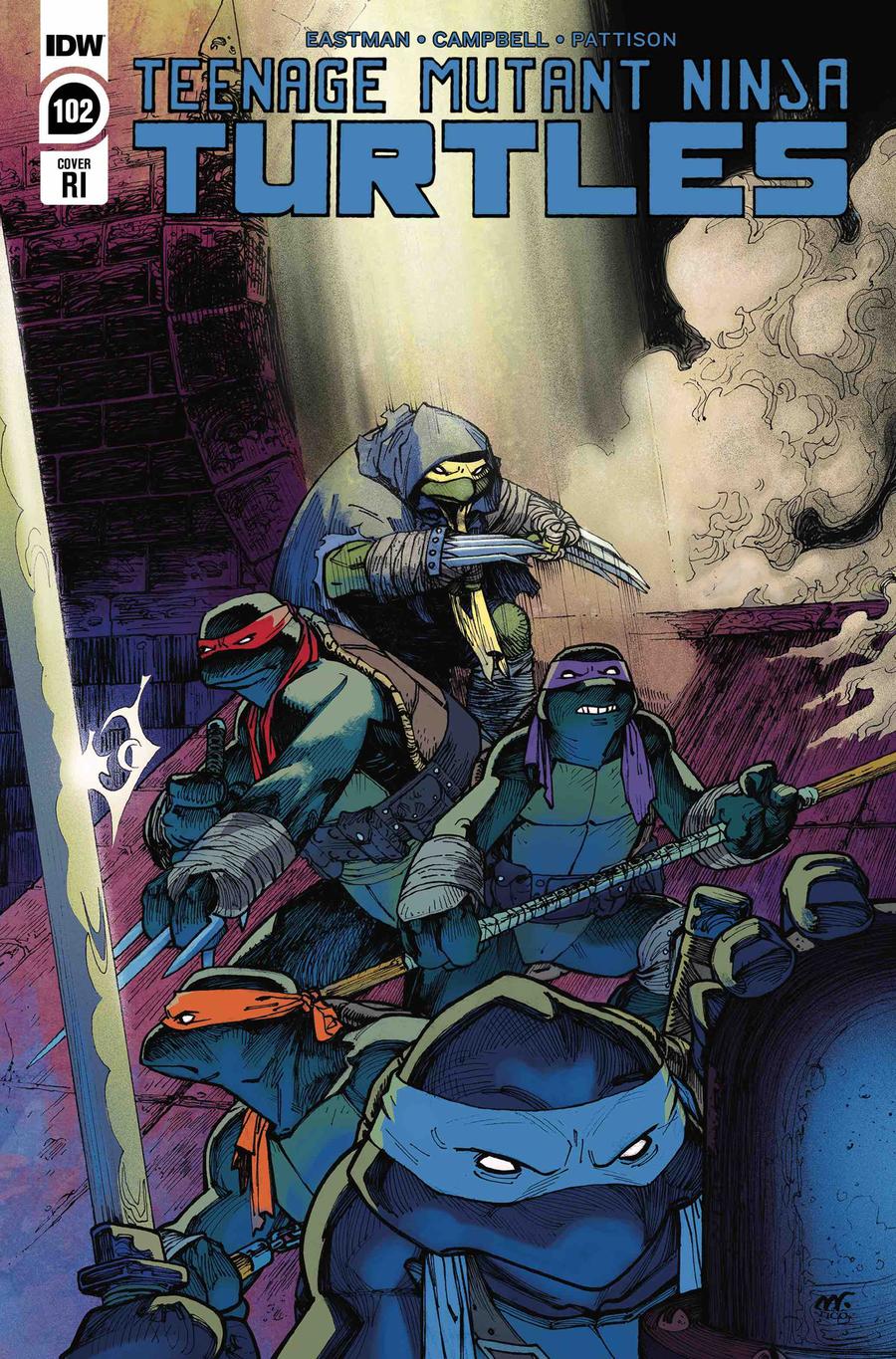 Teenage Mutant Ninja Turtles Vol 5 #102 Cover C Incentive Matthew Roberts Variant Cover