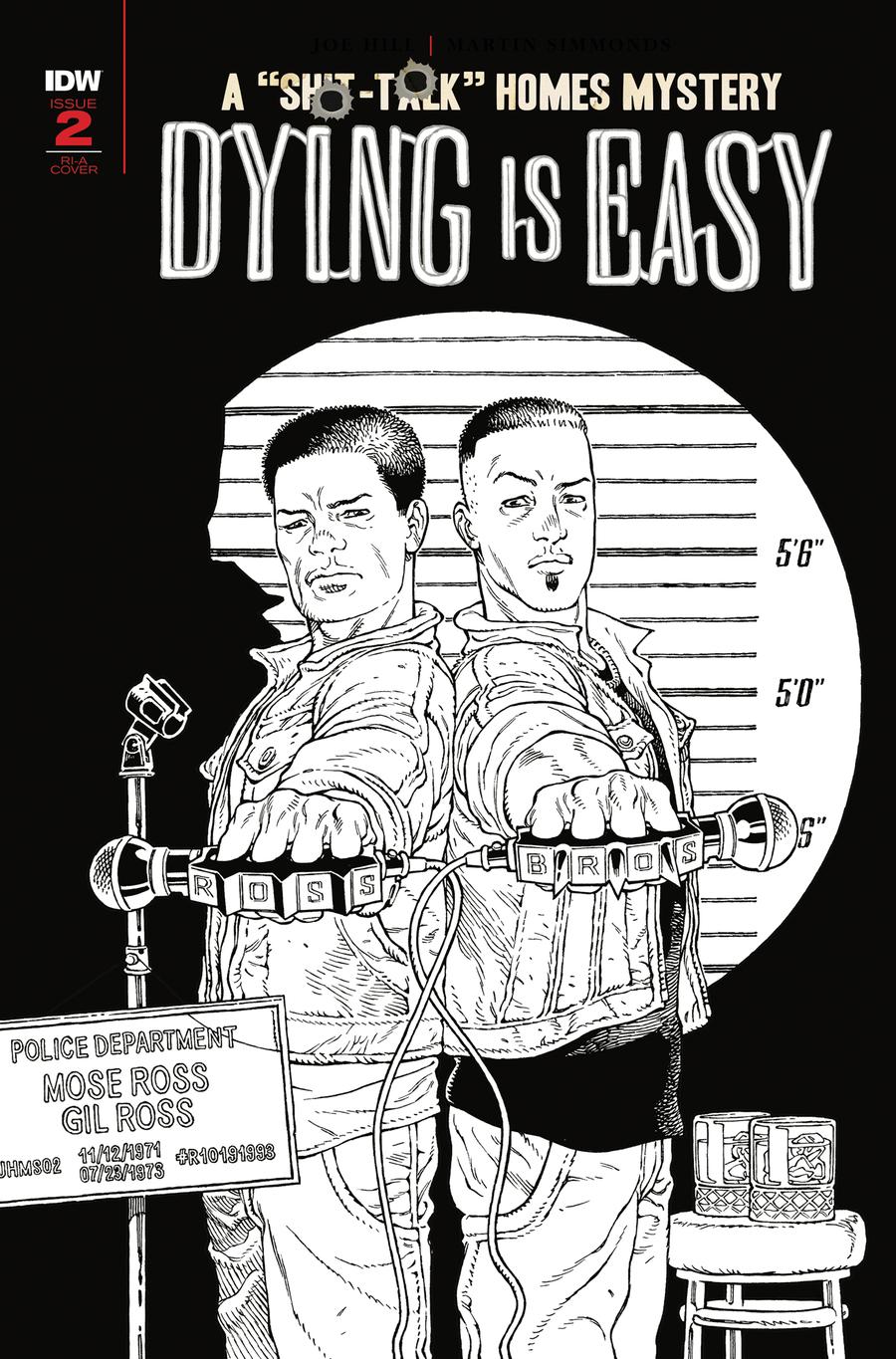 Dying Is Easy #2 Cover C Incentive Gabriel Rodriguez Black & White Cover