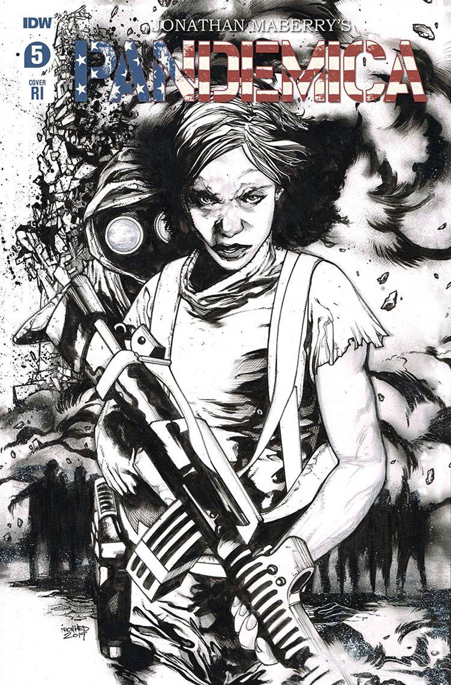 Pandemica #5 Cover B Incentive Alex Sanchez Ink Cover