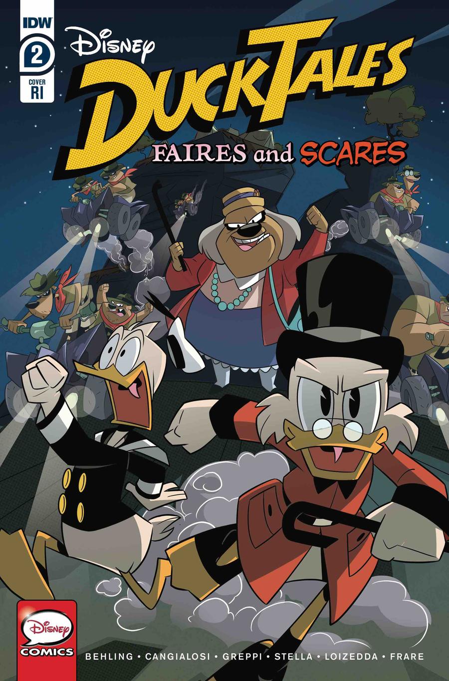 Ducktales Faires And Scares #2 Cover C Incentive Ducktales Creative Team Variant Cover