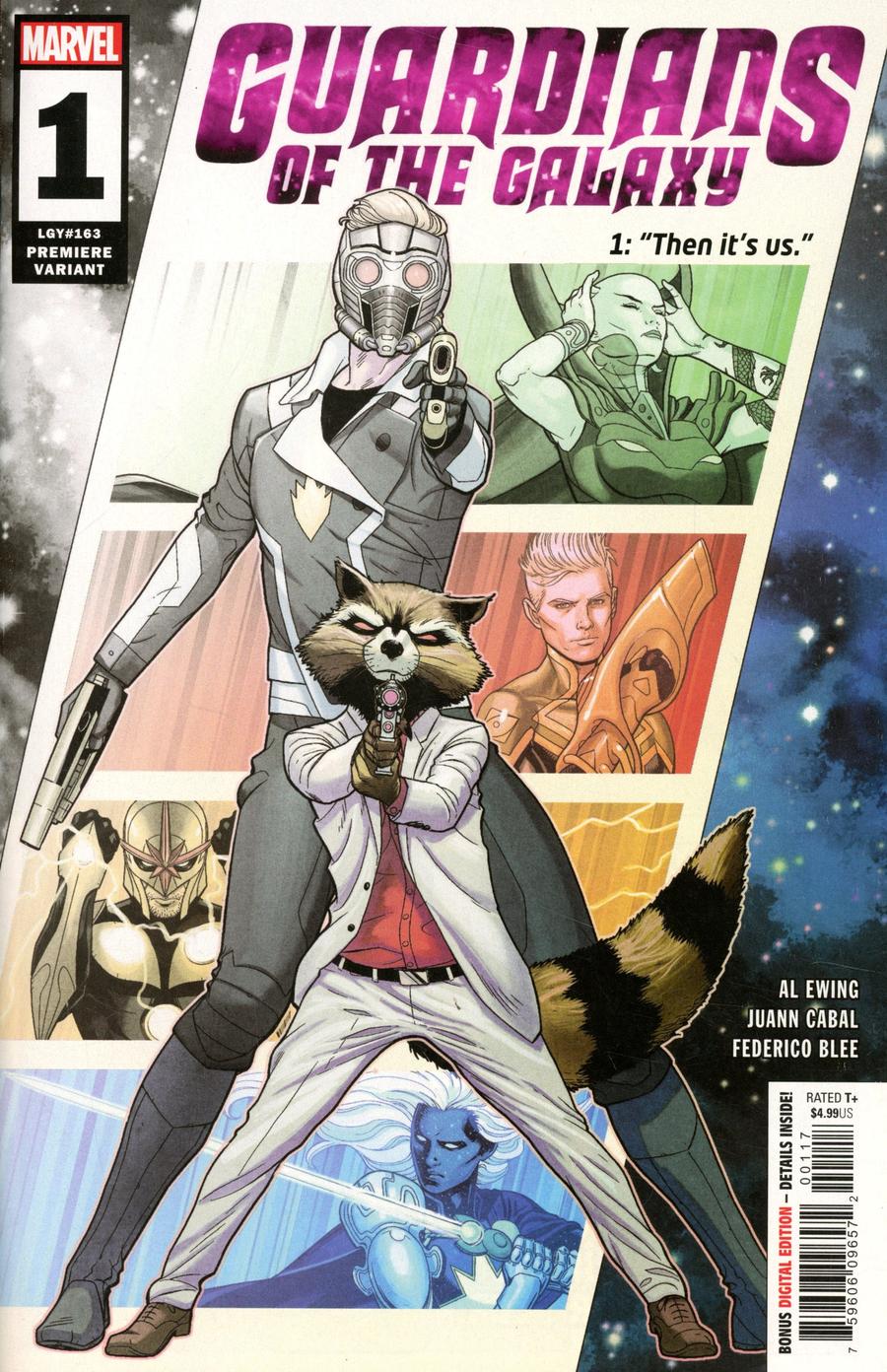 Guardians Of The Galaxy Vol 6 #1 Cover J Incentive Juann Cabal Premiere Variant Cover