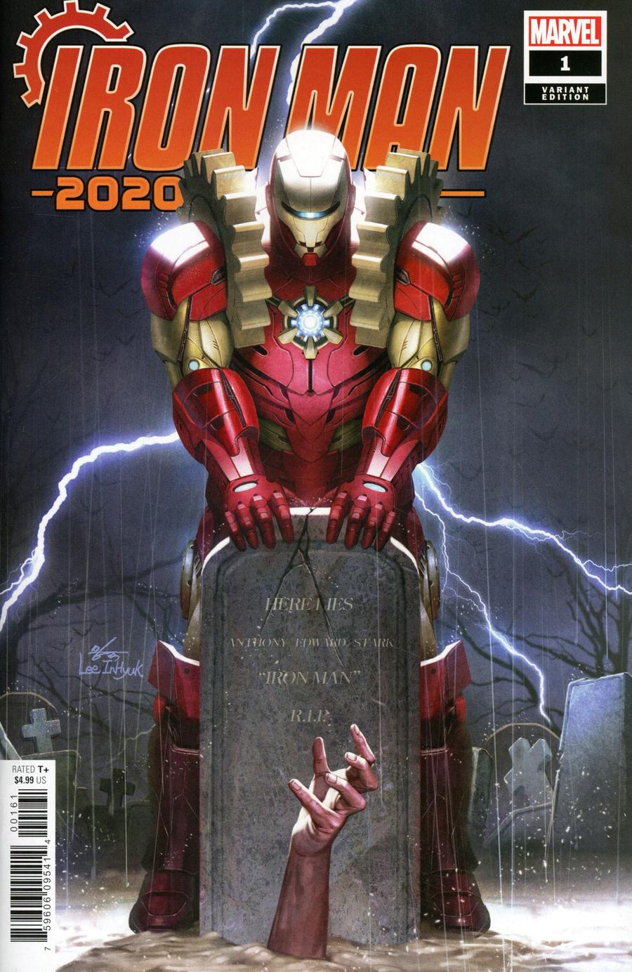 Iron Man 2020 #1 Cover H Incentive Inhyuk Lee Variant Cover