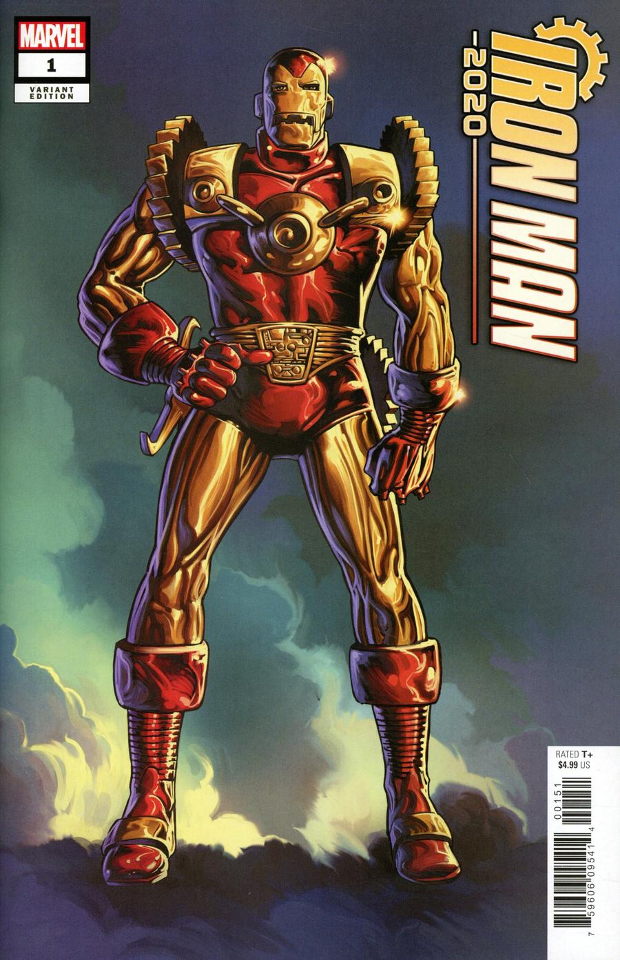 Iron Man 2020 #1 Cover I Incentive Herb Trimpe & Barry Windsor-Smith Hidden Gem Variant Cover
