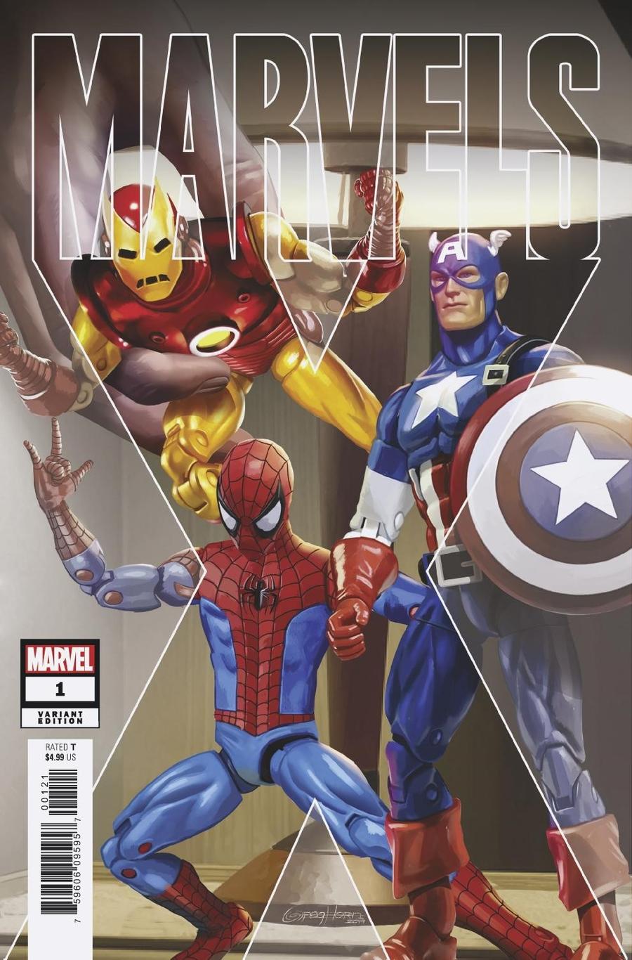 Marvels X #1 Cover D Incentive Greg Horn Variant Cover