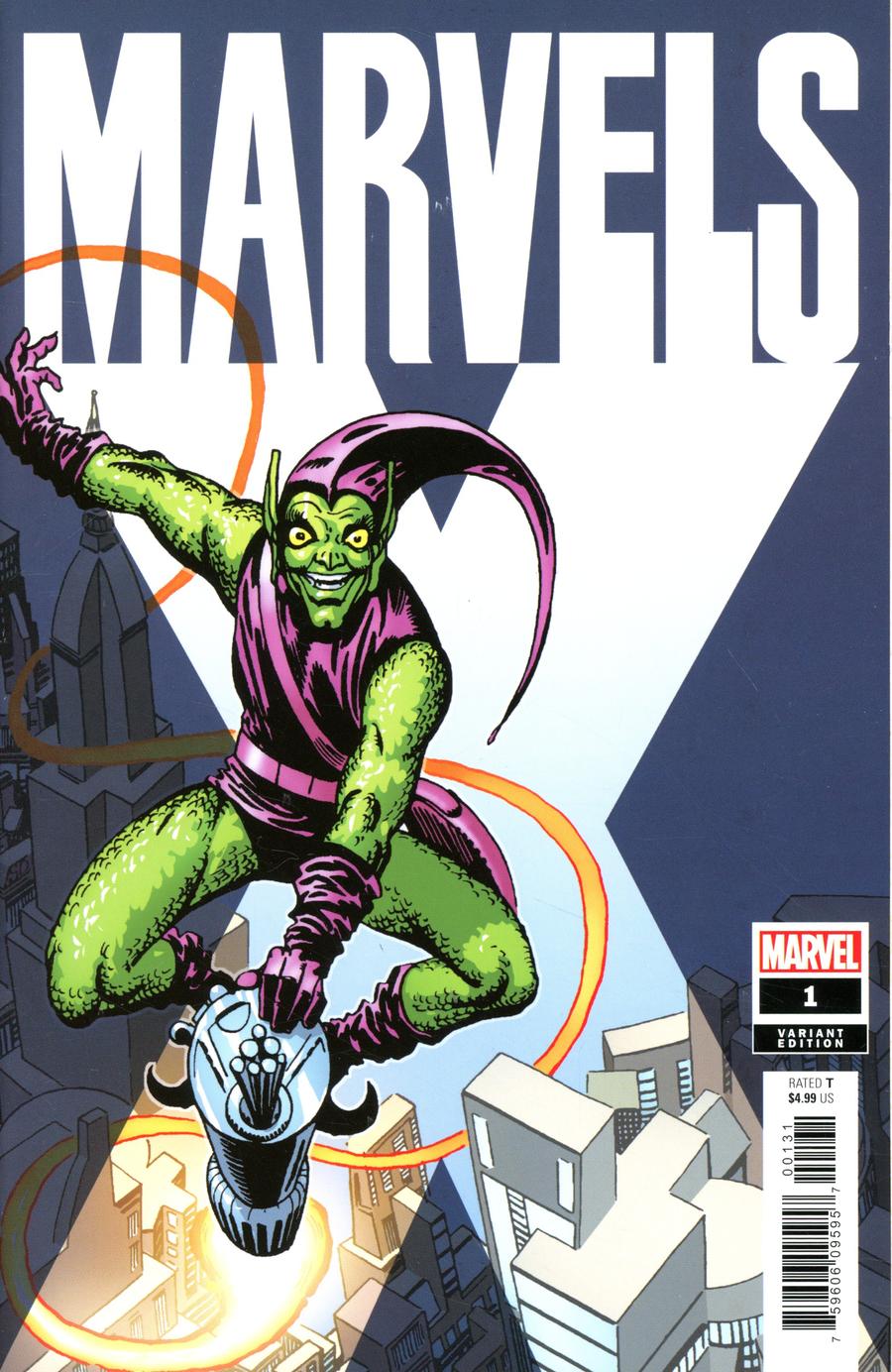 Marvels X #1 Cover E Incentive Steve Ditko Hidden Gem Variant Cover
