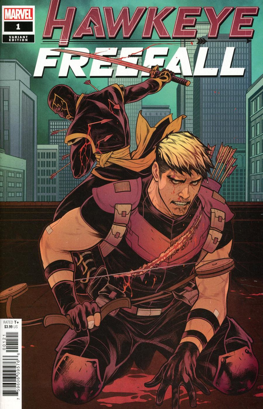 Hawkeye Freefall #1 Cover C Incentive Elizabeth Torque Variant Cover