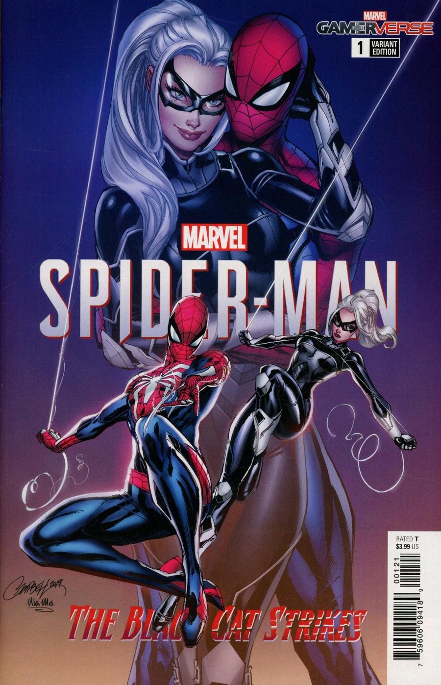 Marvels Spider-Man Black Cat Strikes #1 Cover D Incentive J Scott Campbell Variant Cover